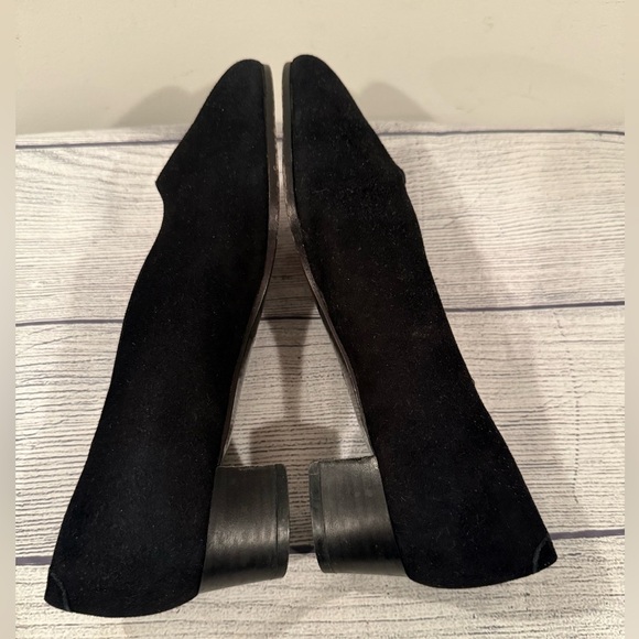 SESTO MEUCCI Chic Black suede Women's block heels/ size 6 - Picture 4 of 12